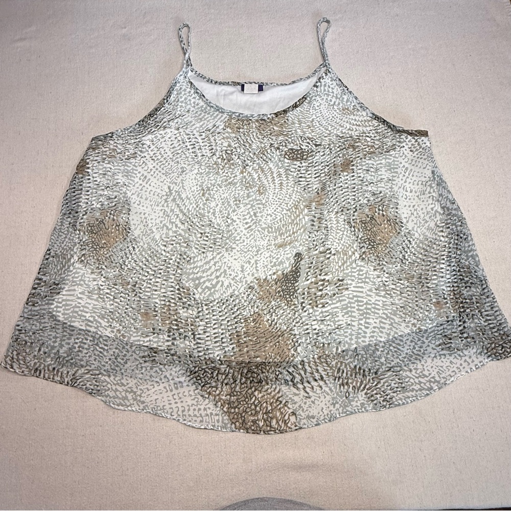 Elegant Patterned Camisole Top by Resource - Size 20
